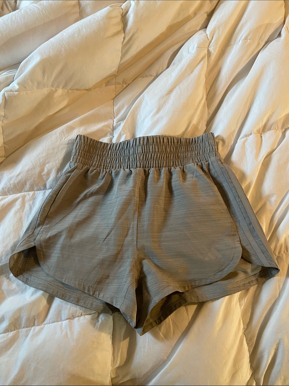 3” Grey Adidas Shorts